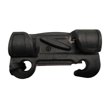 NITE IZE 勒力掛繩勾 繩索適用 負重限制 34kg  黑色  6 mm