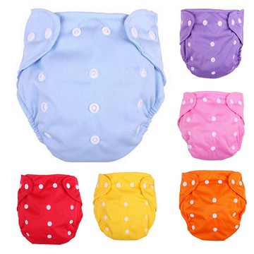 加厚柔軟嬰兒隔尿褲 寶寶可調節防水布尿褲 88583