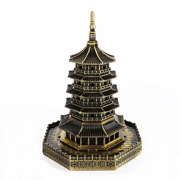雷峰塔模型擺件杭州西湖旅游紀念品工藝品裝飾品小禮物