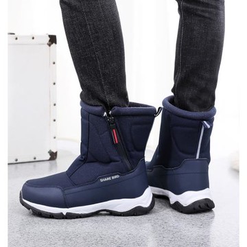 冬季男靴加絨保暖雪地靴男戶外棉鞋冬鞋男女東北加厚時尚雪地鞋女