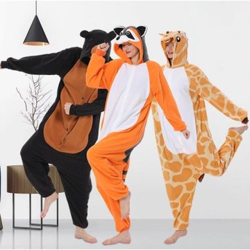 寶可夢卡通動漫萬圣節演出服冬男女加厚連體睡衣伊貝精靈獅子尤達