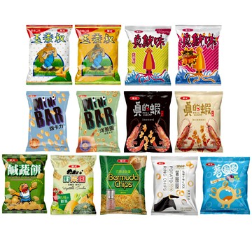 【蝦皮直營】華元 鹹蔬餅 真魷味 野菜園 玉黍叔 Minibar 甜卡力 洋蔥圈 真的蝦蝦捲 零食 餅乾 1包