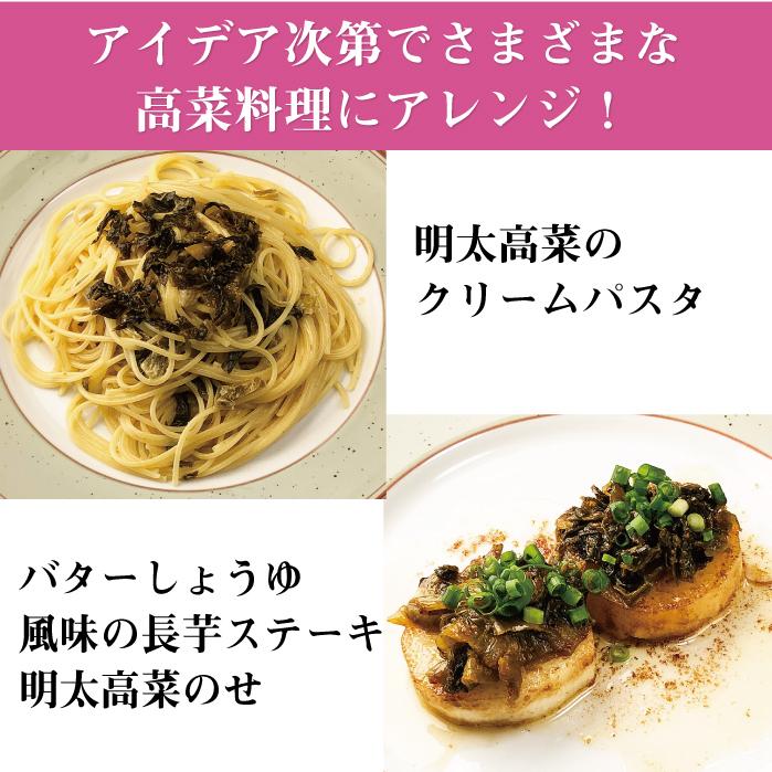 送料無料！イヌイの福岡県産辛子高菜「漬物語り」明太10袋セット 300g×10袋セット