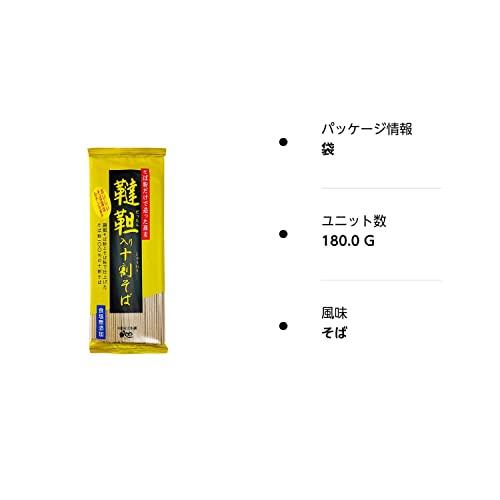 かじの 韃靼入り十割そば 180g 1ケース(10個入)