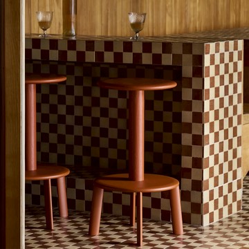 丹麥 &Tradition Massif AV39 吧台椅 紅