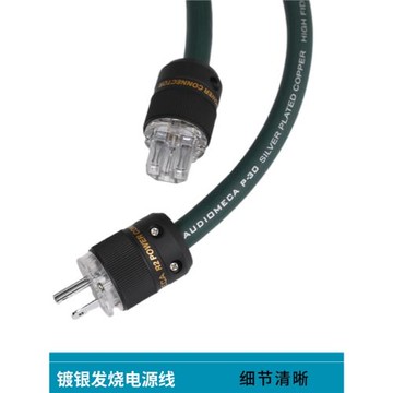 AUDIOMECA 音樂甲蟲5N鍍銀發燒音響電源線美標國標歐標可選4平方