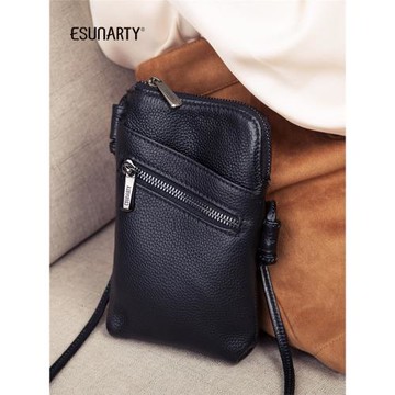 真皮裝手機包女斜挎小包包2025新款豎款百搭手機袋上新迷你單肩包