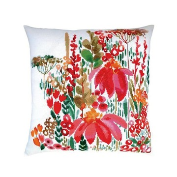 CU077 - RTO 十字繡材料包 - 彩漾花朵