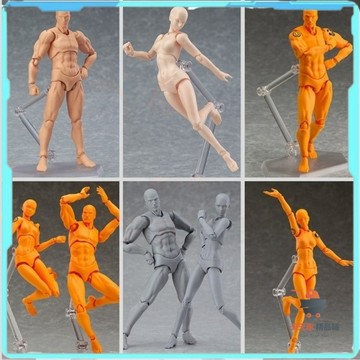 免運🔥娃娃素體 素體人偶 可動素體 素體模型 人偶模型 繪畫素體 Figma青年版2.0 素體人偶 可動模型 生日禮物