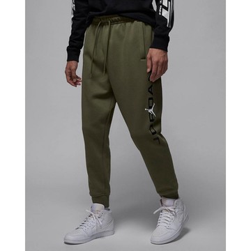 NIKE 耐吉 男運動長褲-綠色 AS M J ESS JD AIR STRCH FLC PA-HQ4646222