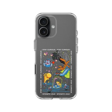 iPhone 17 Clear Case（相機按鈕） 透明 - 迪士尼-經典系列 Disney Classics - 愛麗絲夢遊仙境 Alice in Wonderland - Stay Curious