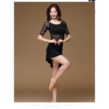 肚皮舞服裝女練功服2022新款遮肚子莫代爾東方舞舞蹈服套裝連衣裙