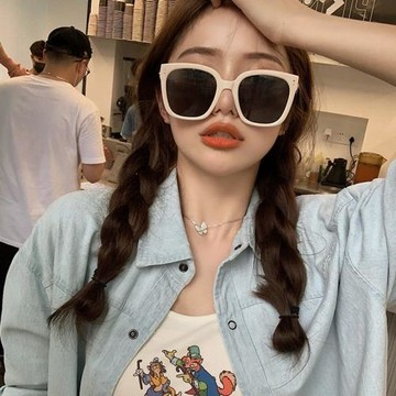 Jennie同款太陽鏡方形偏光墨鏡女KUKU時尚男網紅同款太陽鏡58208
