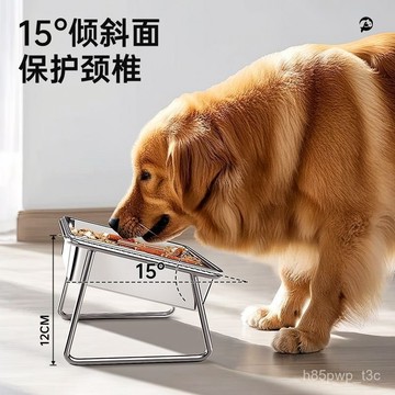 🔥臺灣24H🔥狗碗 狗盆 寵物碗 狗食盆 水碗 狗狗喝 水增高架 護頸 不銹鋼 寵物飯碗 ATPI
