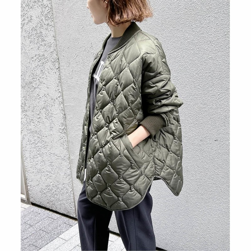 レディース スピック スパン Peキルティングブルゾン カーキ 36 通販 Lineポイント最大1 0 Get Lineショッピング