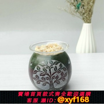 {保固一年 可打統編}皂石香薰爐印度進口手工雕刻精油燈可熏樹脂乳香丸茶葉異域風情
