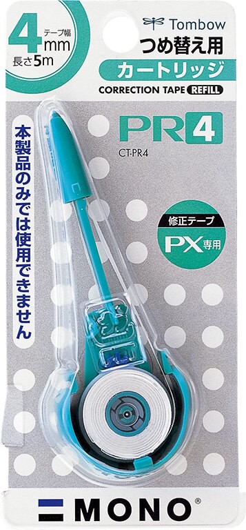 【文具通】Tombow 蜻蜓 MONO 修正補充內帶 カートリッジ モノ CT-PRN4 適用 CT-PXN4 主機 圖2  E1140340【APP滿額下單10%點數(單一帳號最高5000點)】1/31止