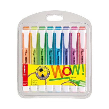 STABILO 德國 思筆樂 swing cool 樂酷螢光筆 8色組 / 盒 275/8-3