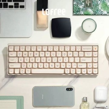 Lofree洛斐 小翹68三模藍芽機械鍵盤 贈送注音輸入轉印貼紙