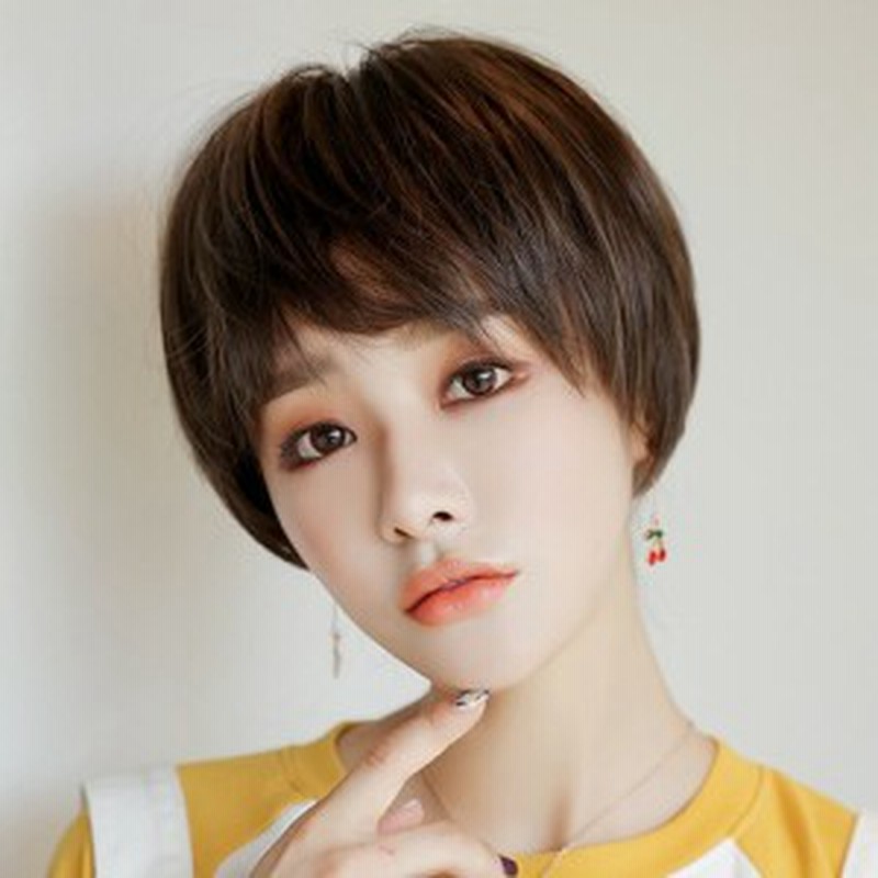 Laza ダークブラウン ショート レディース フルウィッグ ボブ アッシュ 超自然 シースルーバング ファッション 耐熱 小顔 メンズ 通販 Lineポイント最大get Lineショッピング