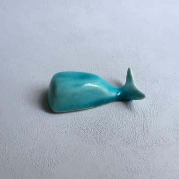 鯨魚筷架_土耳其藍