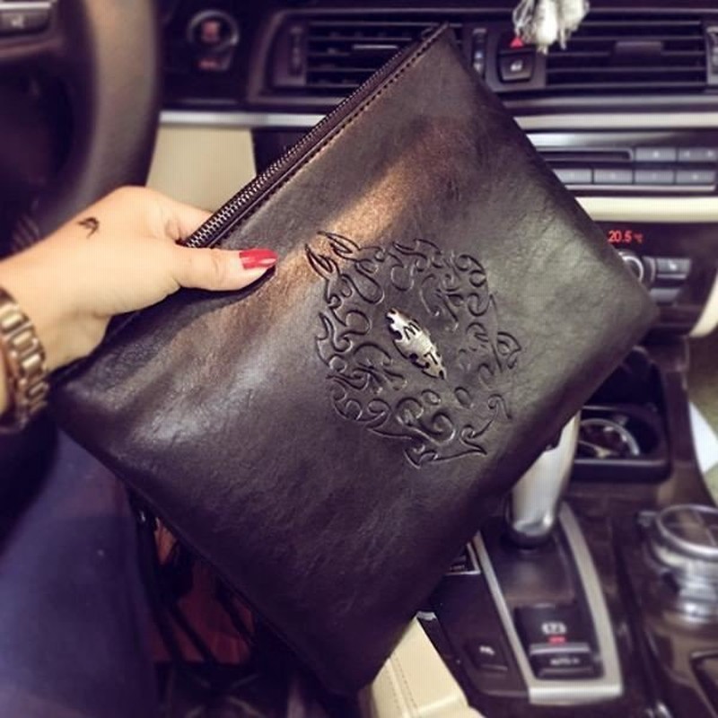 クラッチバッグ メンズ 小さめ レザー 革 セカンドバッグ ハンドバッグ クラッチ バッグ 型押し スタッズ Bag001 通販 Lineポイント最大0 5 Get Lineショッピング