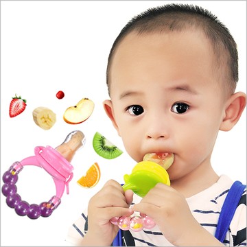 【Mesenfants】2入-響鈴咬咬棒 嬰兒副食品安撫奶嘴手搖鈴 搖鈴輔食玩具