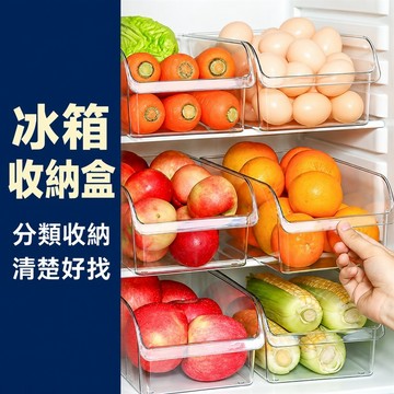 抽屜式冰箱收納盒 蔬果收納盒 水果收納盒 雞蛋收納盒 零食收納盒 醬料收納盒 冰箱整理盒 無蓋置物盒