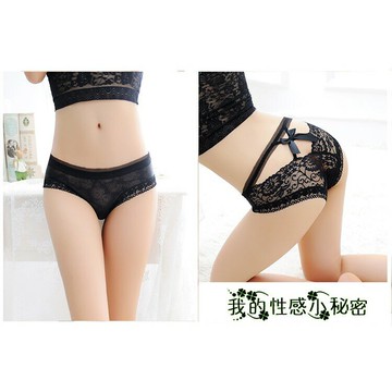 低腰蕾絲鏤空露PP可愛日系三角褲《C160#》
