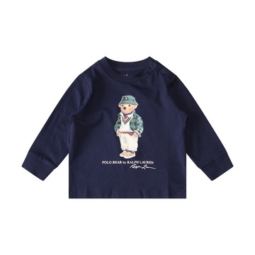 Polo Ralph Lauren - Navy Cotton Polo Bear T-shirt Navy
