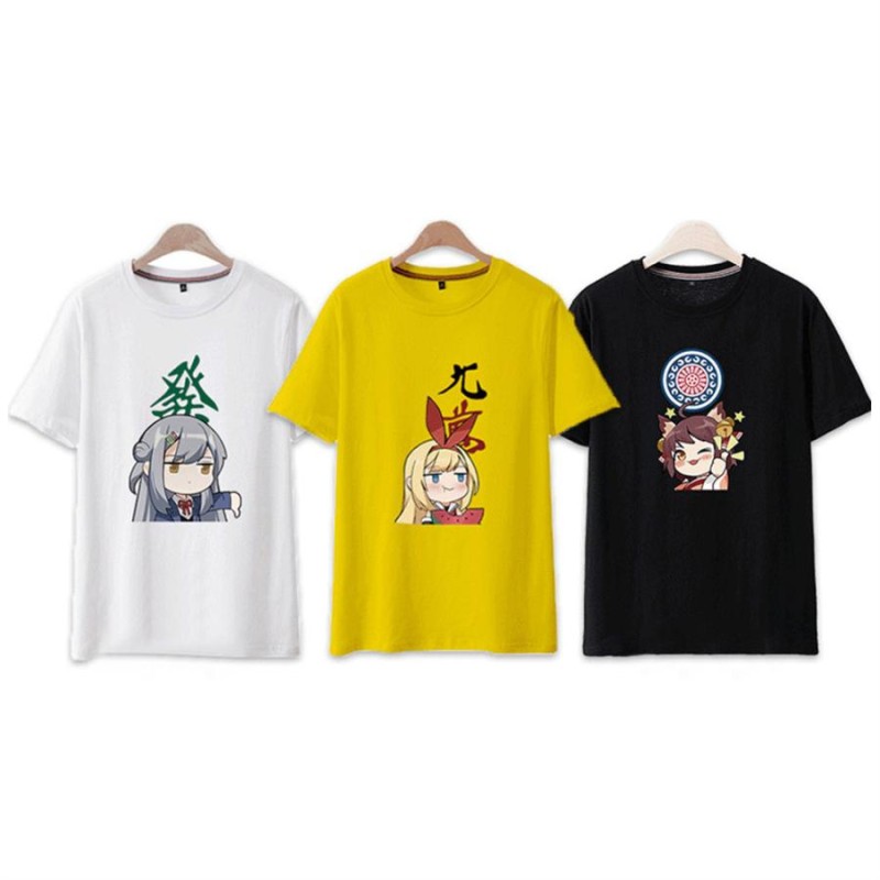 雀魂 嶺上開花 Tシャツ コスプレ衣装 おもしろい | LINEショッピング