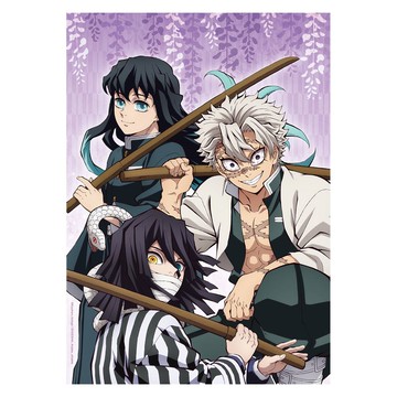 【鬼滅快閃店新品】鬼滅之刃 透明小海報 A款 綜