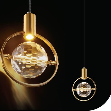 現代風水晶球吊燈 39-60171