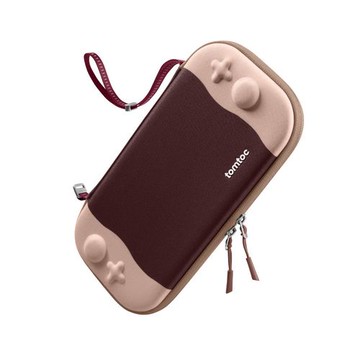 tomtoc｜玩家首選二代 Switch 2 主機收納包  樹莓黑巧