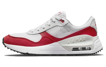 AIR MAX SYSTM GS WHITE UNIVERSITY RED