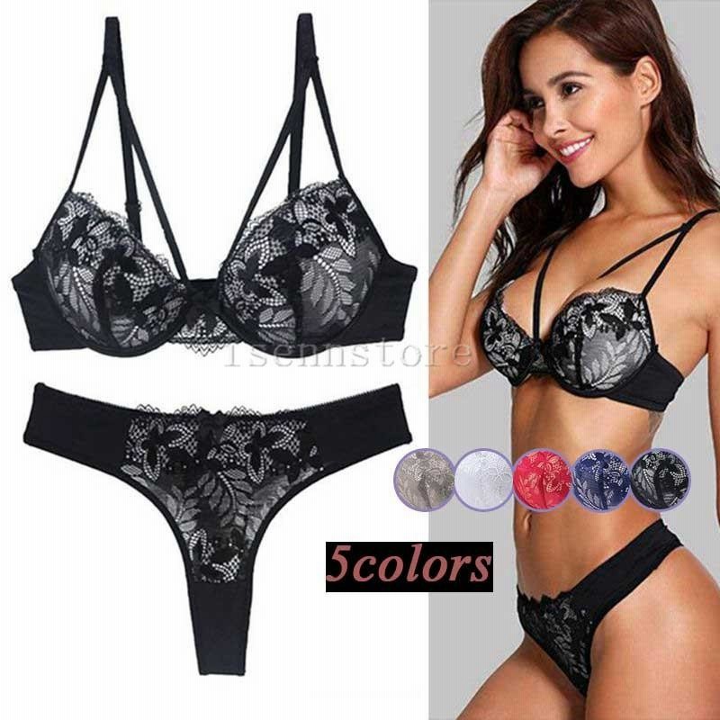 ショーツセット レディース ブラジャー 脇高ブラ 花柄刺繍 レース 誘惑 美胸 3/4カップ プチプラ ブラセット セクシー インナー ワイヤー付き 女性用下着