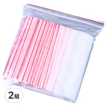 咪咪購物 透明夾鏈袋 PE材質 密封保鮮 防塵防潮  0號(6 x 4cm)  16包  2組