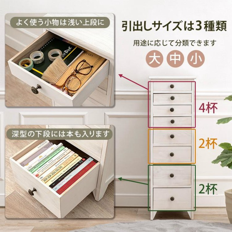 チェスト スリム 書類 収納 整理 完成品 引き出し 隙間 書類棚