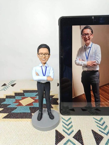 客制化人物公仔 人偶 3D人像畫 似顏繪 定制 老闆 生日 紀念 禮物