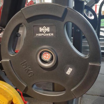 悍蘇體育杠鈴片三孔手抓片pu杠鈴片