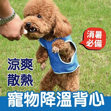 夏日消暑 寵物涼感降溫背心 涼爽散熱 狗衣服 宅家寵物