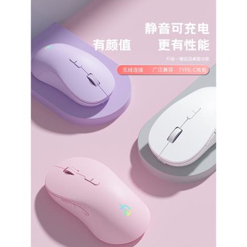 無線鼠標靜音藍牙可充電游戲電競辦公筆記本電腦通用男女生滑鼠
