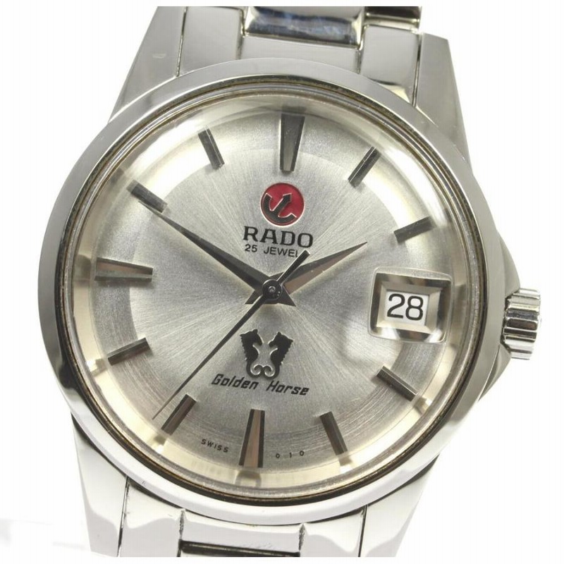☆良品【RADO】ラドー ゴールデンホース デイト 658.3832.4 自動巻き 