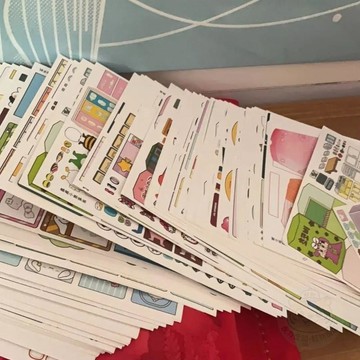 🎊單日優惠🎊48本全套清倉豪華  安靜書  手工豆豆女孩子  玩具  裁剪自制DIY便宜