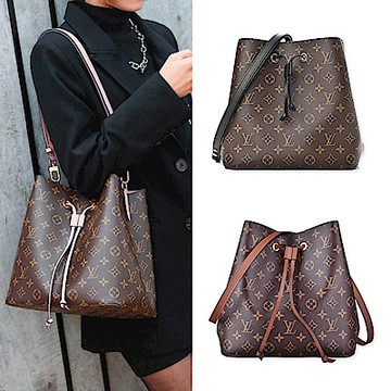 Louis Vuitton LV路易威登 Neonoe MM 側背水桶包(3色)