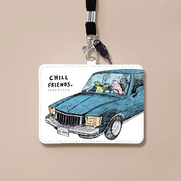 CHILL FRIENDS 兔與龜 / 票卡夾