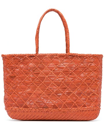 DRAGON DIFFUSION - EW Corso leather tote bag - women - Leather - One Size - Orange