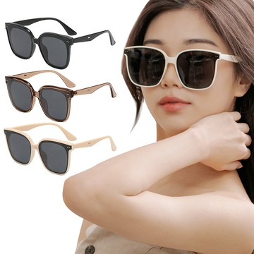 【ALEGANT】戶外時尚TR90中性時尚方框偏光墨鏡/UV400太陽眼鏡