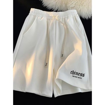 短褲男士夏季薄款2025新款外穿潮牌寬松籃球運動跑步休閑五分褲子