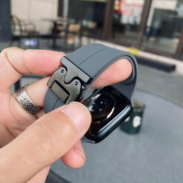 矽膠錶帶 適用於 Apple Watch S12 S11 S10 9 8 SE3 防水錶帶 42/45/46/49mm